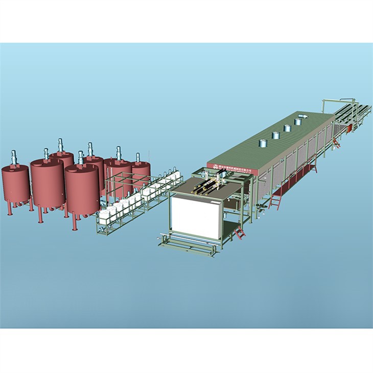 sponge foaming machine line