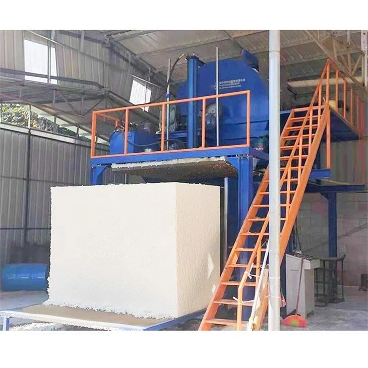 Foam re-bonding machine